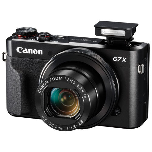 Canon PowerShot G7 X Mark II Wi-Fi 20.1MP 4.2x Optical Zoom Digital Camera - Black