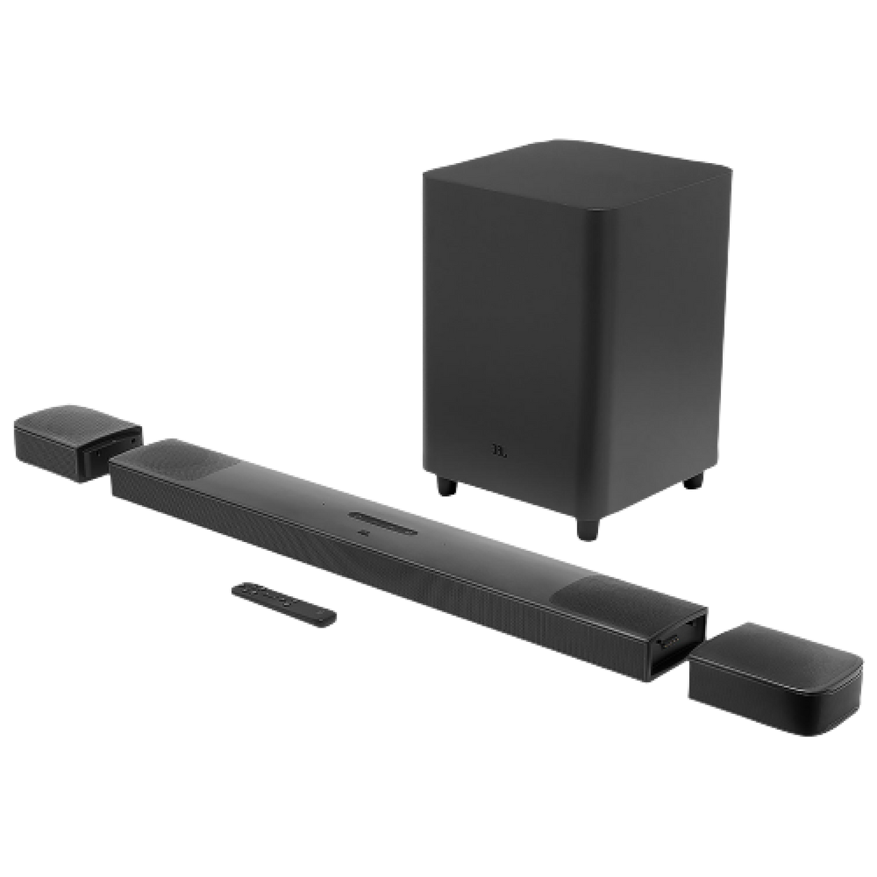 JBL Bar 820-W 9.1 Ch Atmos 4K Dolby Vision Sound Bar w/ Wireless 10” Subwoofer and Surround Speakers